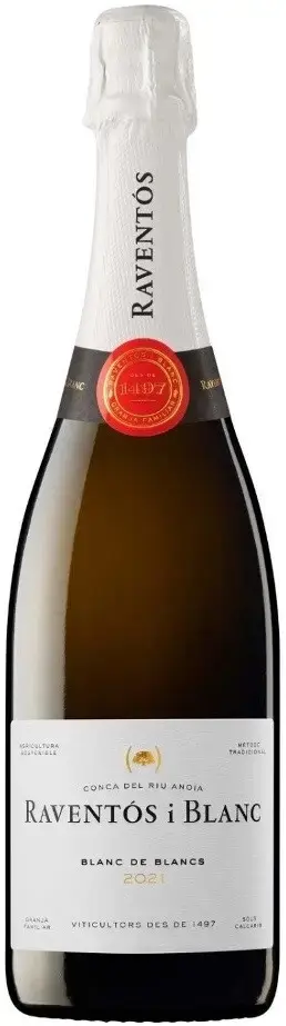 Игристое вино Raventos i Blanc Blanc de Blancs Brut Cava DO, 2021, 0.75 л