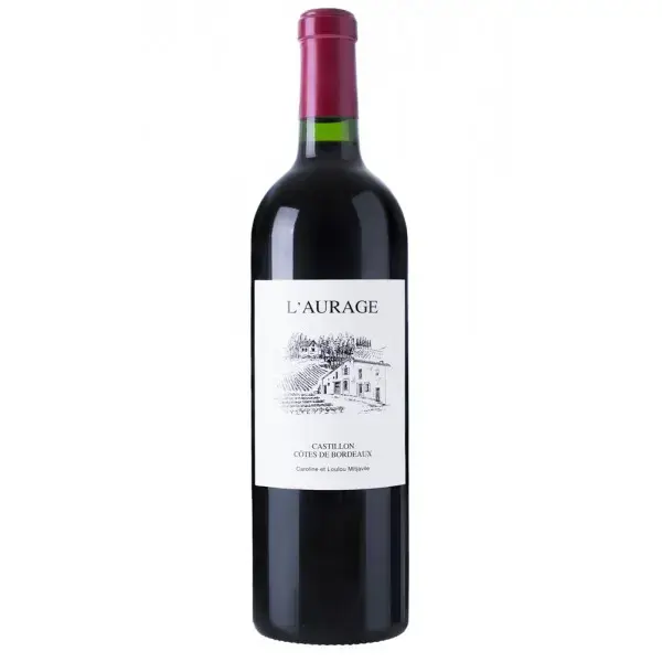 Вино Famille Mitjavile L'Aurage Castillon Cotes de Bordeaux 2013 1.5 л