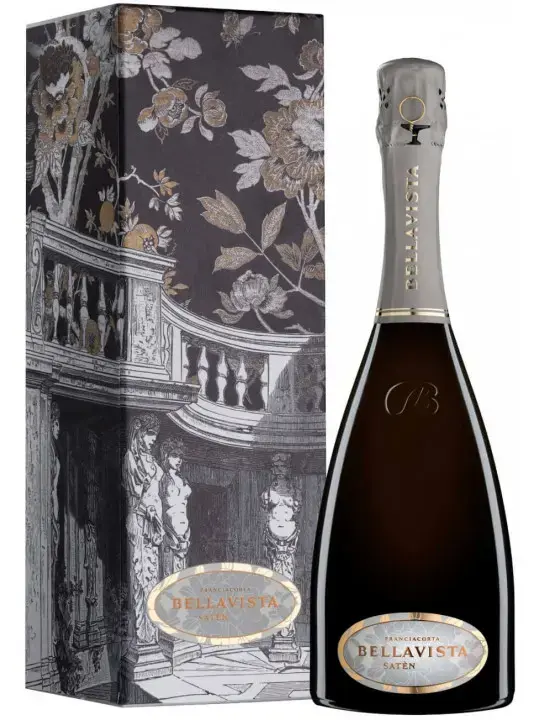 Игристое вино Bellavista Saten Franciacorta DOCG 2017 gift box 0.75 л