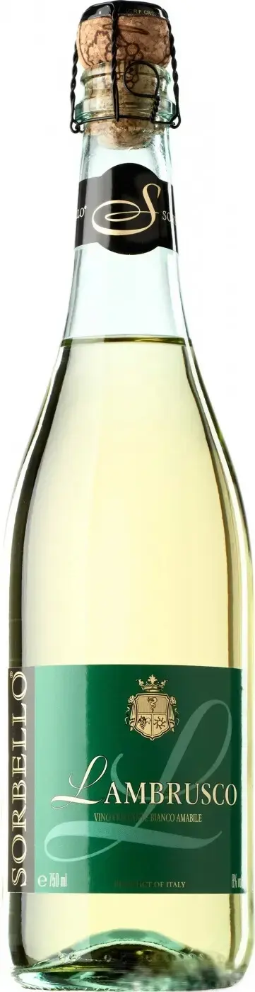 Игристое вино Sorbello Lambrusco IGT Bianco, 0.75 л
