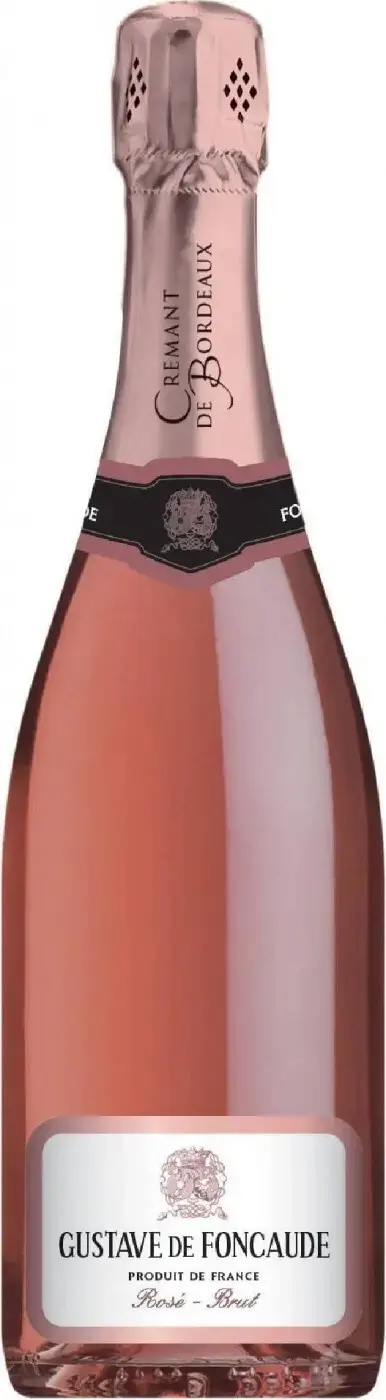  Gustave de Foncaude Cremant de Bordeaux AOP Brut Rose, 2021, 0.75 л