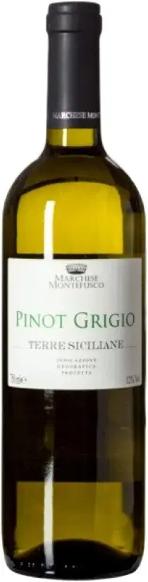 Вино Marchese Montefusco Pinot Grigio Terre Siciliane IGP, 2023, 0.75 л