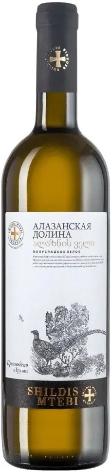 Вино Shildis Mtebi Alazani Valley White, 2022, 0.75 л