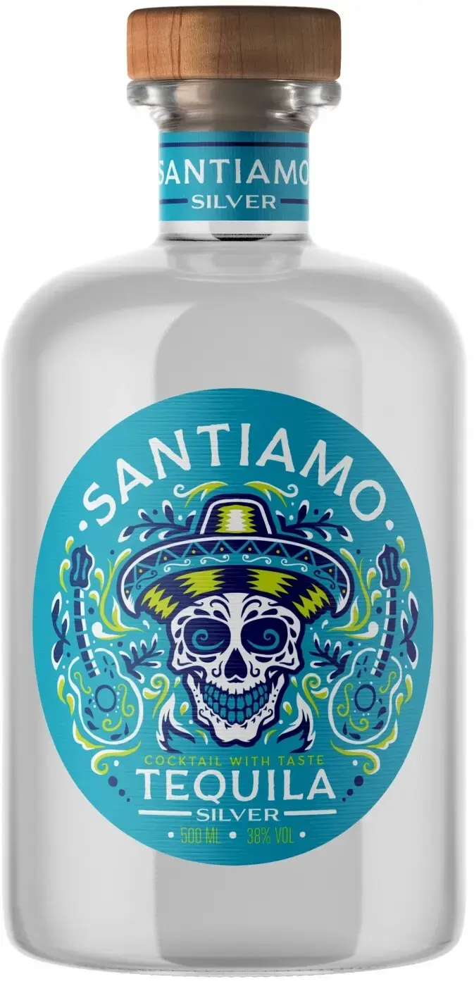 Текила Santiamo Silver, 0.5 л