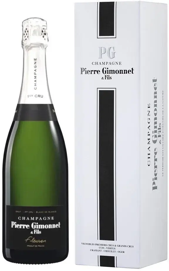 Шампанское Pierre Gimonnet & Fils Fleuron Blanc de Blancs Brut 1er Cru, gift box, 2018, 0.75 л
