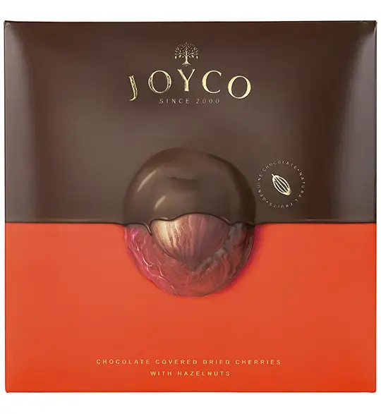  Joyco Сухофрукт вишни в шоколаде с фундуком, 170 г