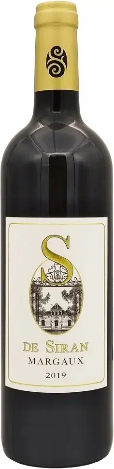 Вино S De Siran Margaux AOC, 2019, 0.75 л