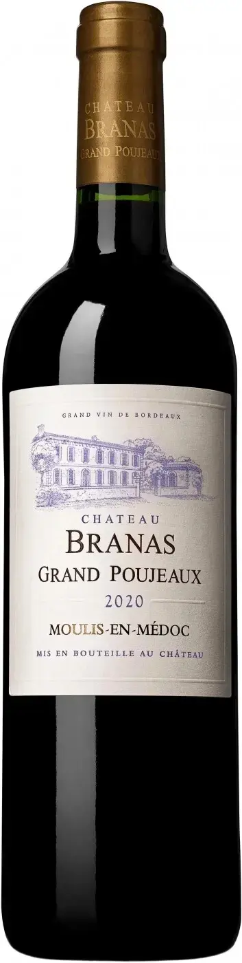 Вино Chateau Branas Grand Poujeaux Moulis-en-Medoc AOC, 2020, 0.75 л