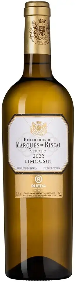 Вино Herederos del Marques de Riscal Limousin Rueda DO, 2022, 0.75 л