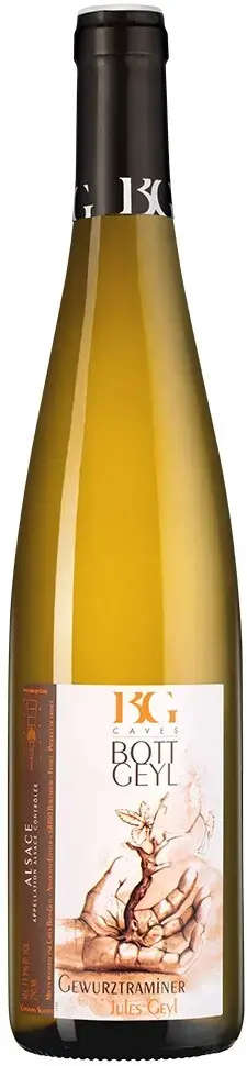 Вино Domaine Bott-Geyl Gewurztraminer Cuvee Jules Geyl Alsace AOC, 2019, 0.75 л