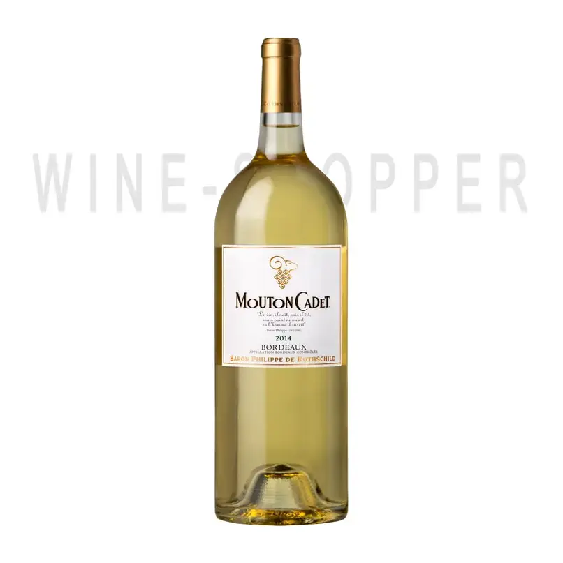 Вино Baron Philippe de Rothschild Mouton Cadet Blanc AOP 2014 1.5 л