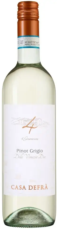 Вино Casa Defra Pinot Grigio Delle Venezie DOC, 2023, 0.75 л