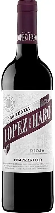 Вино Hacienda Lopez de Haro Tempranillo Rioja DOCa, 2021, 0.75 л