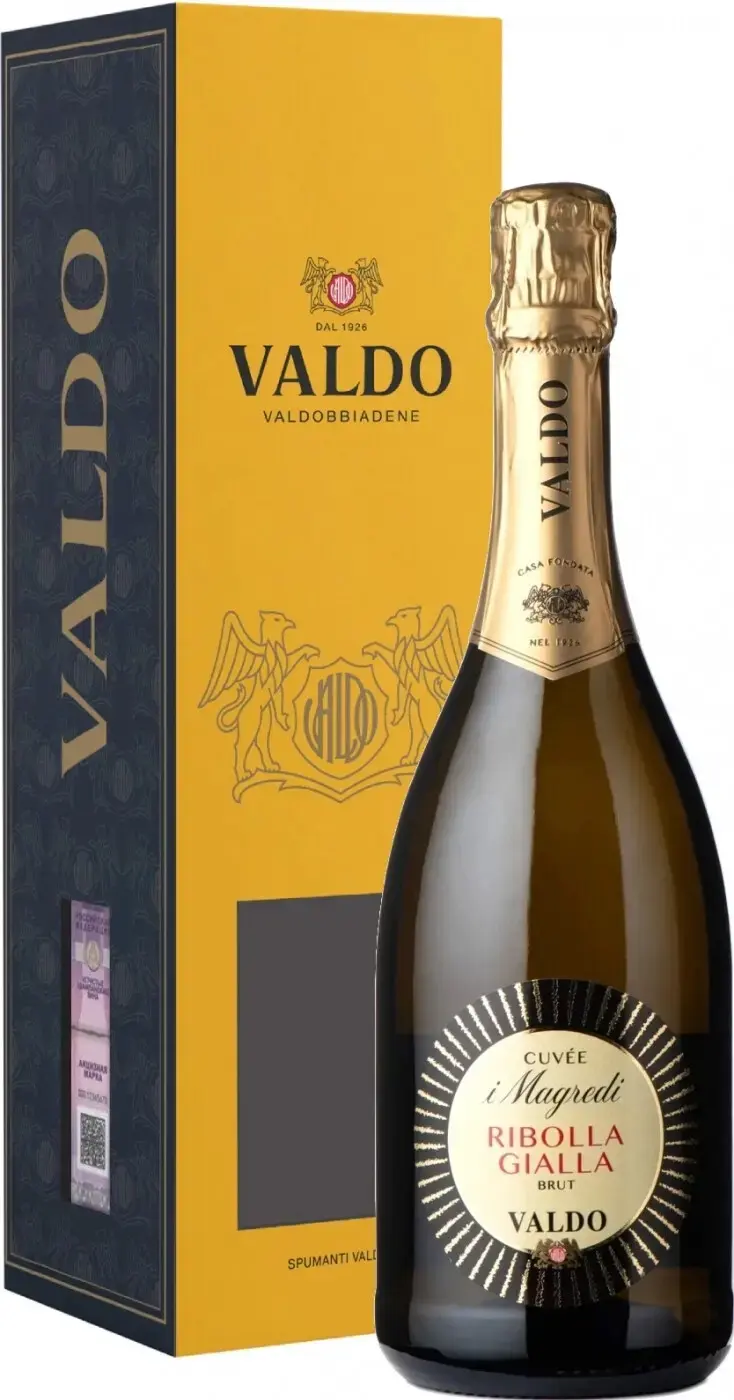  Valdo Cuvee I Magredi Ribolla Gialla, gift box, 2021, 0.75 л