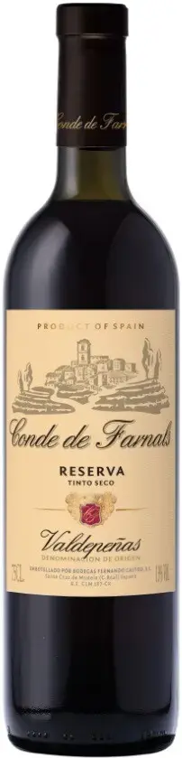 Вино Conde de Farnals Reserva Valdepenas DO 2015 0.75 л