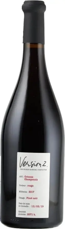 Вино Devaux Version 2 Coteaux Champenois AOC Rouge, 2017, 0.75 л