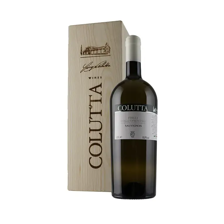 Вино Colutta Sauvignon Colli Orientali Friuli, wooden box, 2021, 1.5 л
