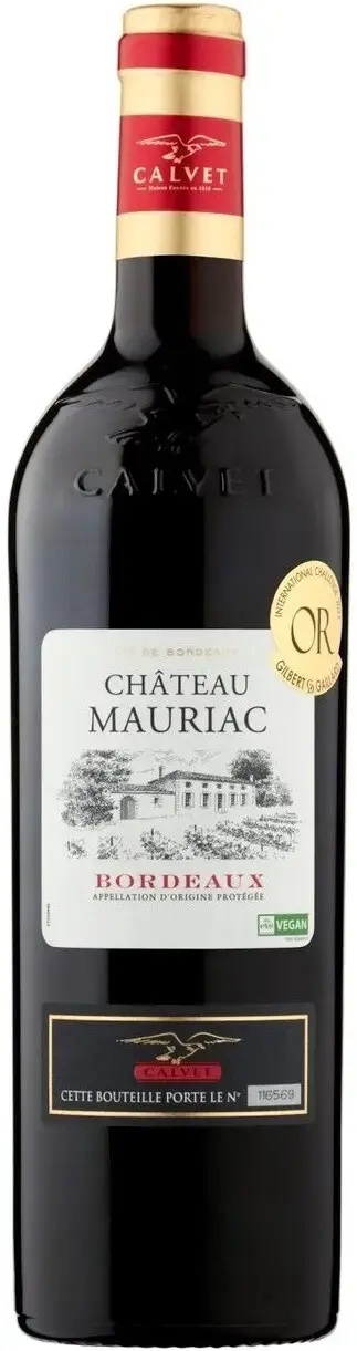 Вино Calvet Chateau Mauriac Bordeaux AOP, 0.75 л