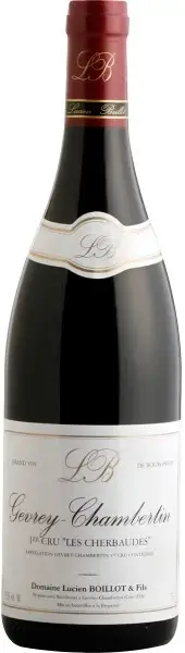 Вино Domaine Lucien Boillot & Fils Gevrey-Chambertin 1er Cru Les Cherbaudes AOC, 2021, 0.75 л