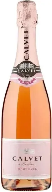Игристое вино Calvet Cremant de Bordeaux AOP Brut Rose, 2021, 0.75 л