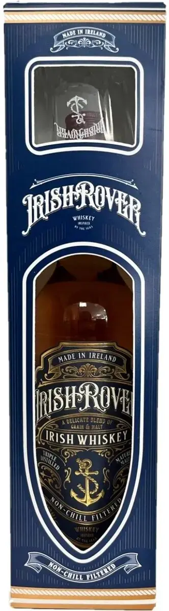Виски Irish Rover, gift box with glass, 0.7 л