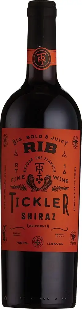 Вино Rib Tickler Shiraz, 2020, 0.75 л