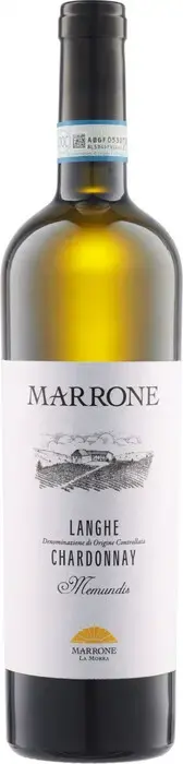 Вино Famiglia Marrone, Memundis Chardonnay, Langhe DOC, 2020, 0.75л