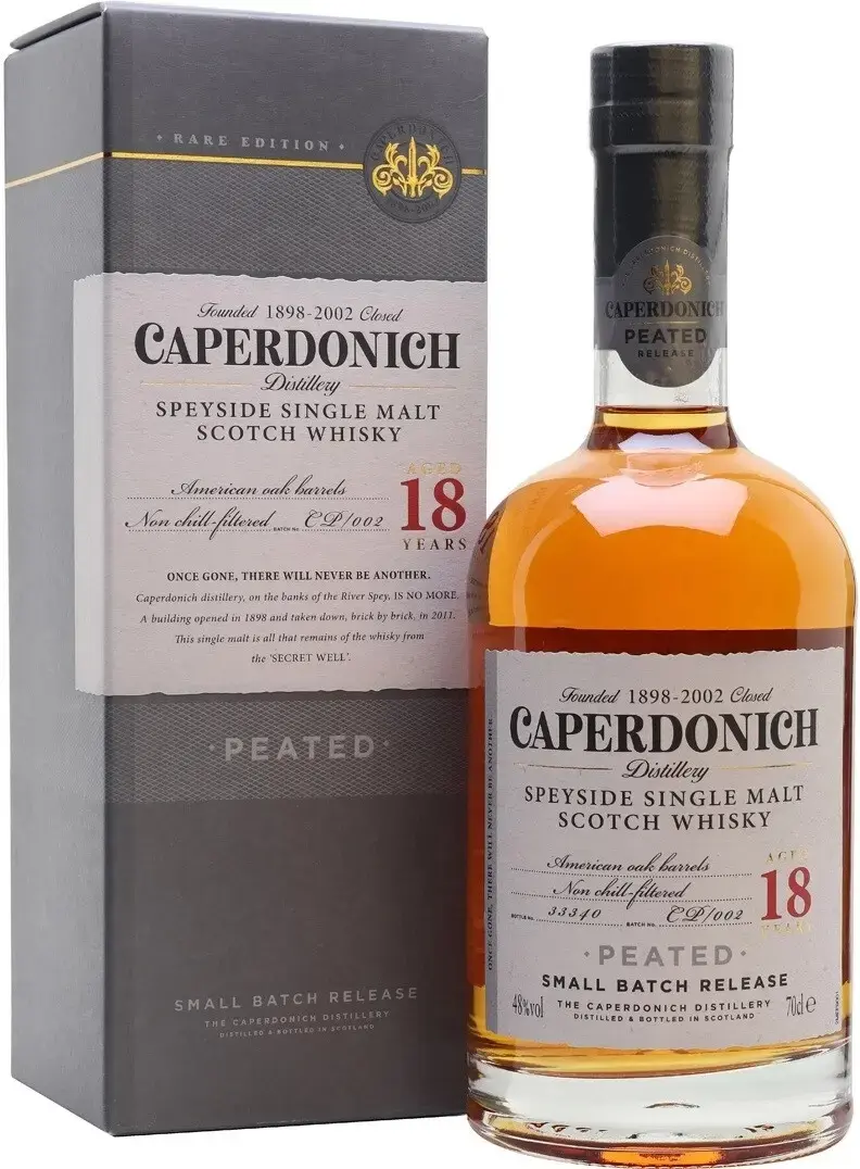 Виски Caperdonich Peated 18 Years Old, gift box, 0.7 л