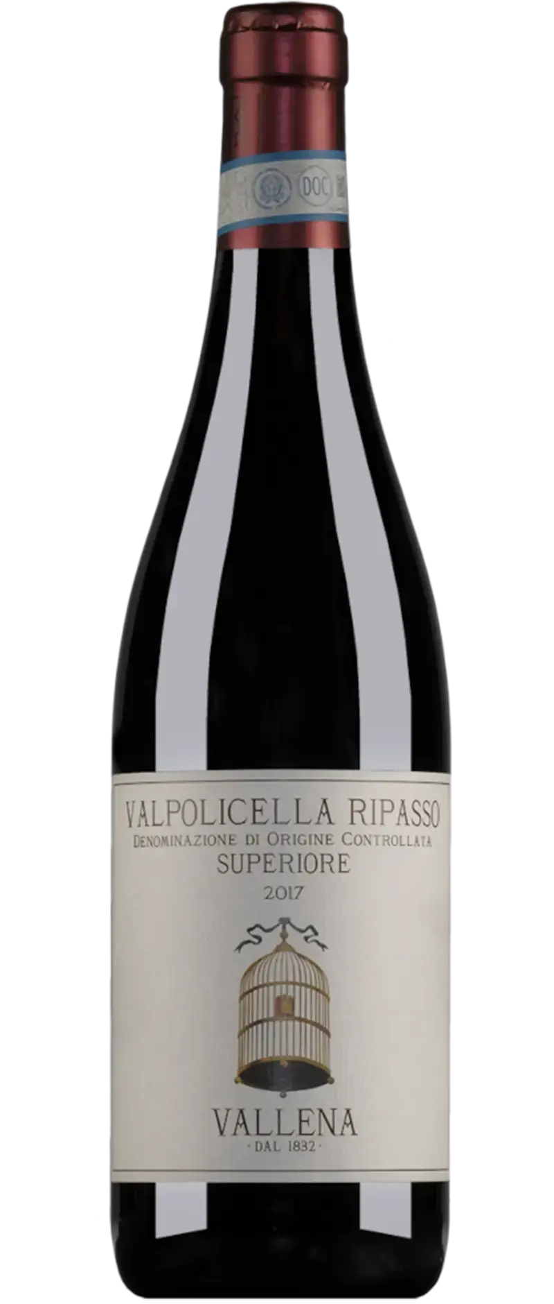 Вино Vallena Valpolicella Ripasso Superiore 2019 0.75 л