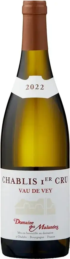Вино Domaine des Malandes Chablis Premier Cru Vau de Vey AOC, 2022, 1.5 л