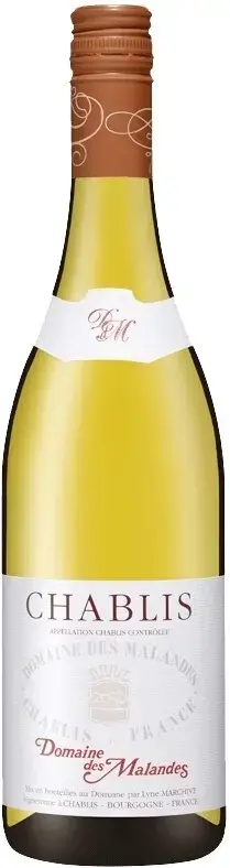 Вино Domaine des Malandes Chablis AOC, 2022, 1.5 л