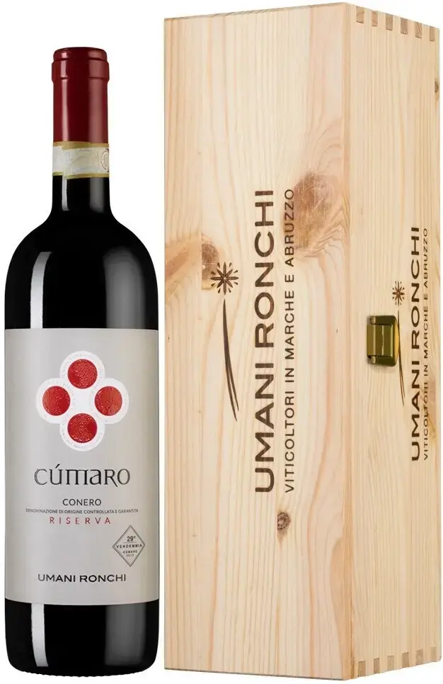 Вино Cumaro Conero Riserva DOC, wooden box, 2020, 0.75 л