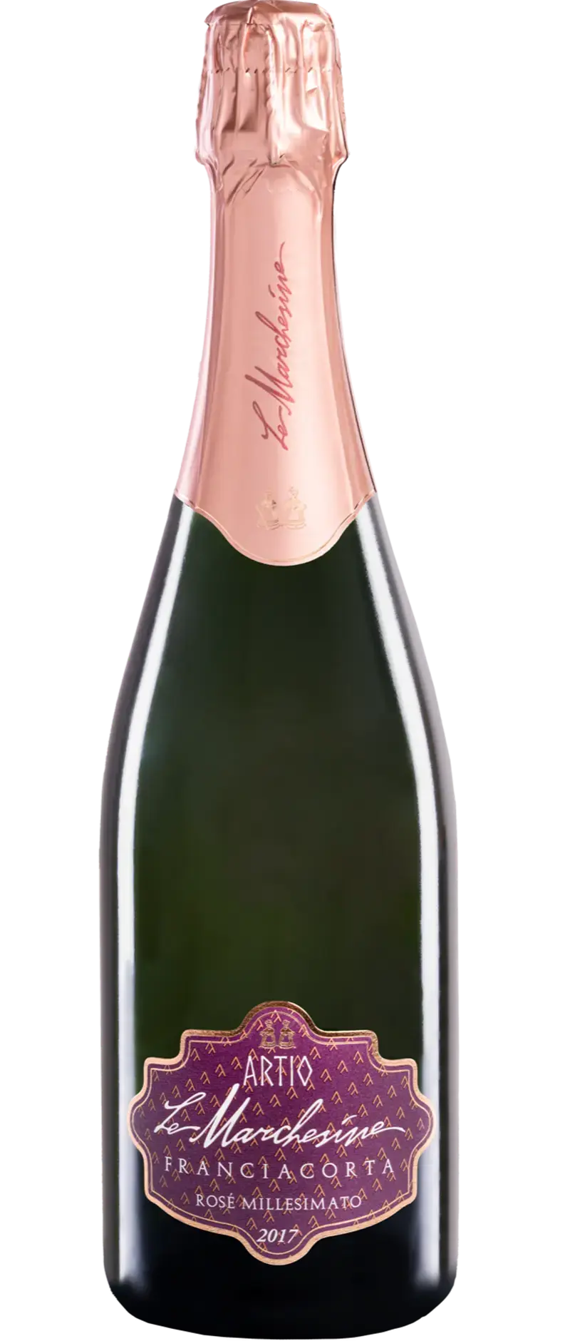 Игристое вино Le Marchesine Franciacorta Artio Rose Millesimato 2018 0.75 л