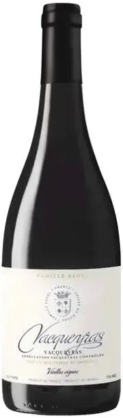 Вино Famille Sadel Vacqueyras AOC, 0.75 л