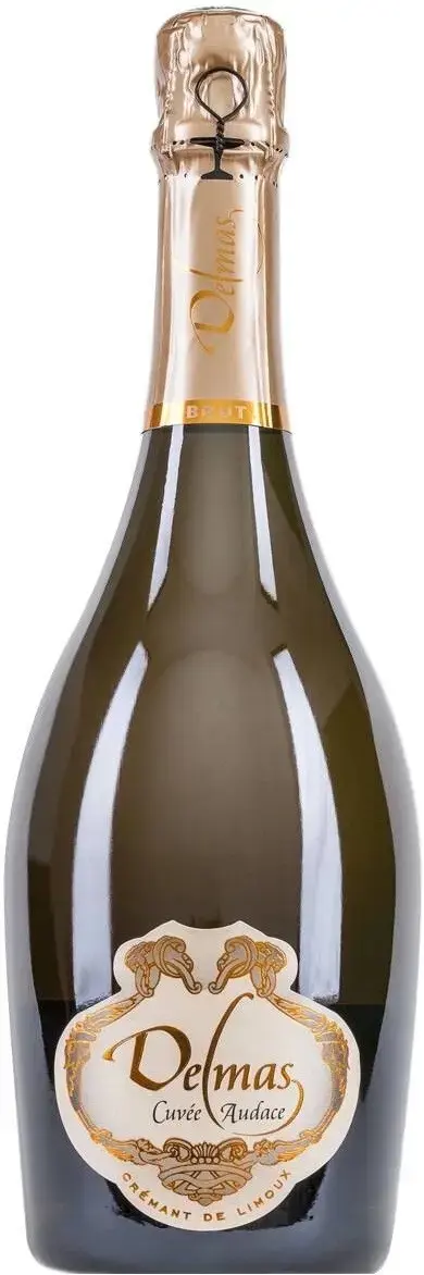 Игристое вино Delmas Cuvee Audace Brut Nature Cremant de Limoux AOC, 2020, 0.75 л