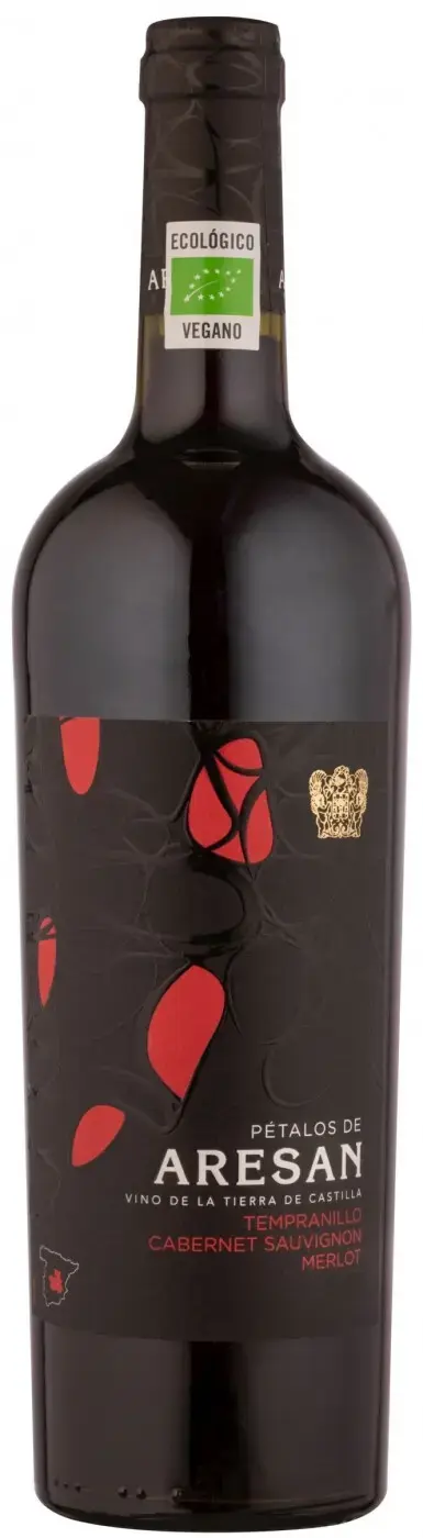 Вино Petalos de Aresan Tempranillo-Cabernet Sauvignon-Merlot 0.75 мл