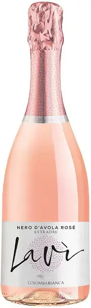 Игристое вино вино Colomba Bianca, Lavi Nero d'Avola Rose Extra Dry, Sicilia DOC 0.75 л
