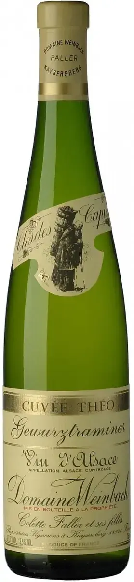 Вино Domaine Weinbach Gewurztraminer Cuvee Theo, 2016, 0.375 л