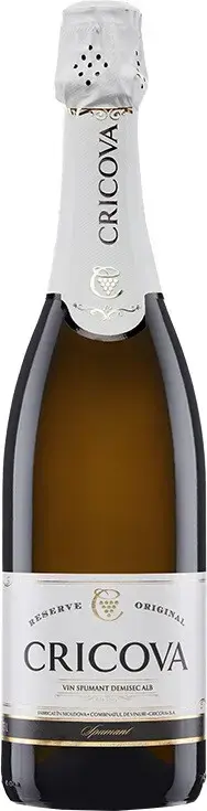 Игристое вино вино Cricova, Spumant Original White Semi-Dry, 0.75 мл