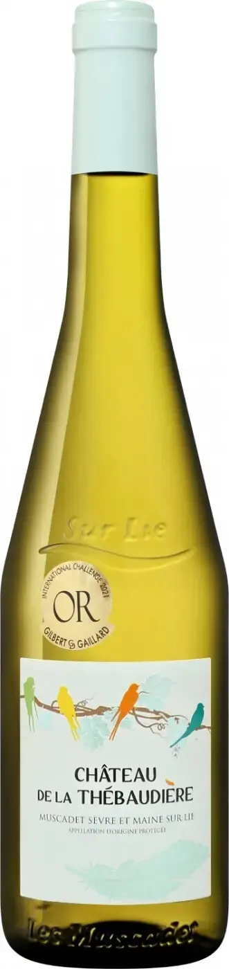 Вино Chateau de la Thebaudiere Muscadet Sevre et Maine Sur Lie AOC, 2023, 0.75 л