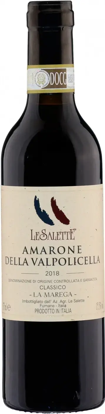 Вино Le Salette La Marega Amarone della Valpolicella Classico DOCG, 2018, 0.375 л
