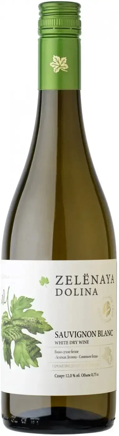 Вино Soyuz-Vino Zelenaya Dolina Sauvignon Blanc Dry, 0.75 л