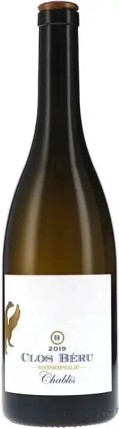 Вино Chateau de Beru Clos Beru Monopole Chablis AOC, 2019, 0.75 л