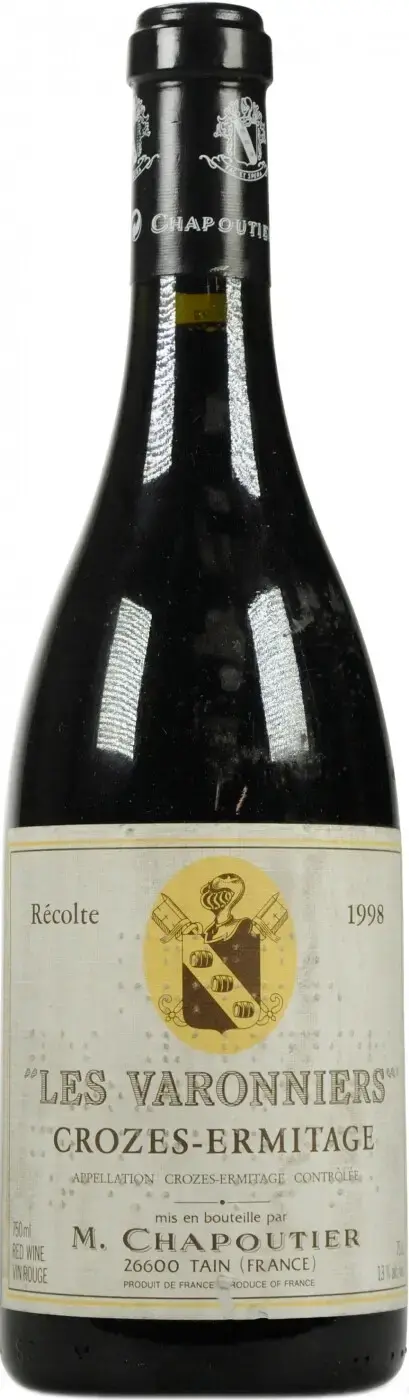 Вино M. Chapoutier Crozes-Hermitage Les Varonniers AOC, 1998, 0.75 л
