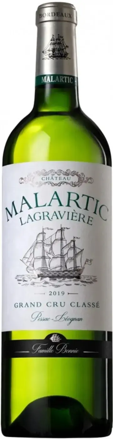 Вино Chateau Malartic Lagraviere Blanc Pessac Leognan Grand Cru Classe de Graves, 2019, 0.75 л