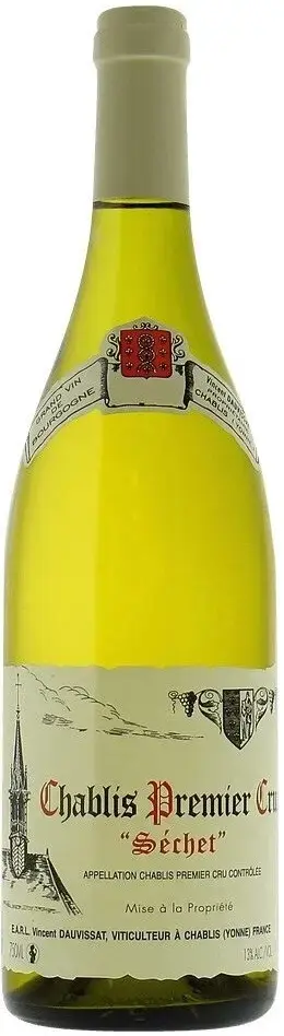 Вино Vincent Dauvissat Chablis Premier Cru Sechet AOC, 2020, 0.75 л