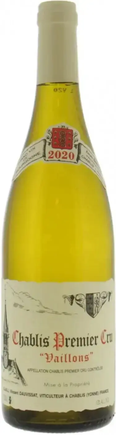 Вино Vincent Dauvissat Chablis Premier Cru Vaillons AOC, 2020, 0.75 л
