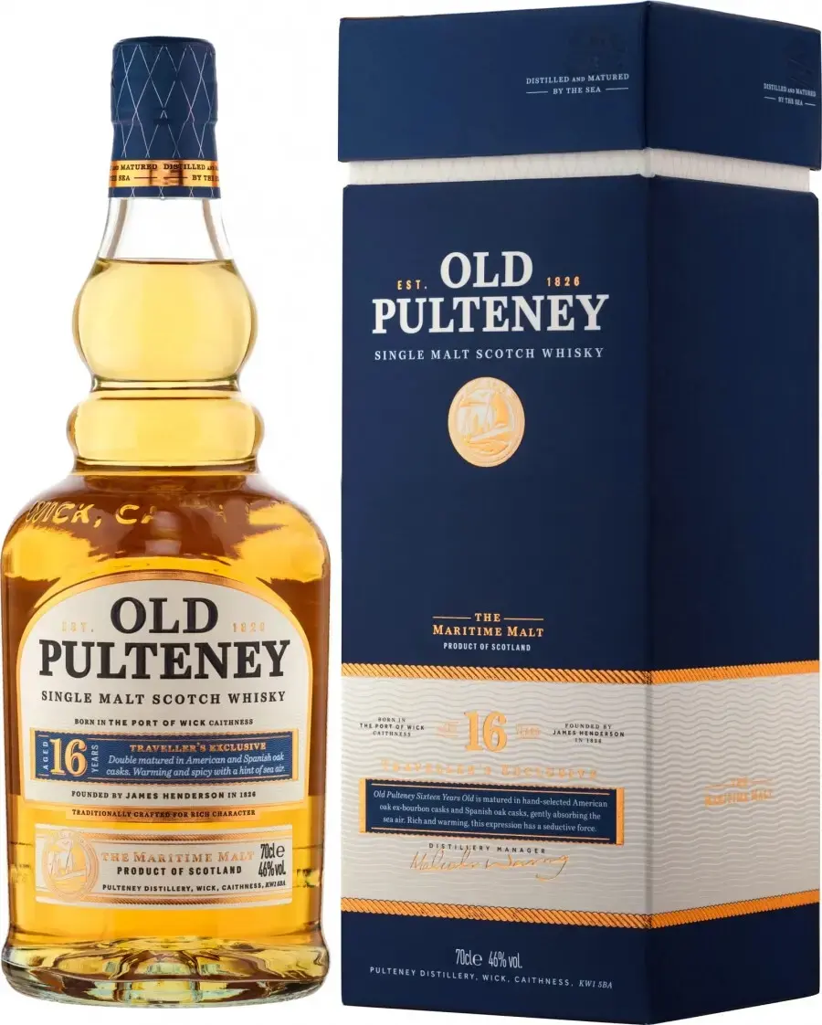 Виски Old Pulteney 16 Years Old Traveller's Exclusive, gift box, 0.7 л