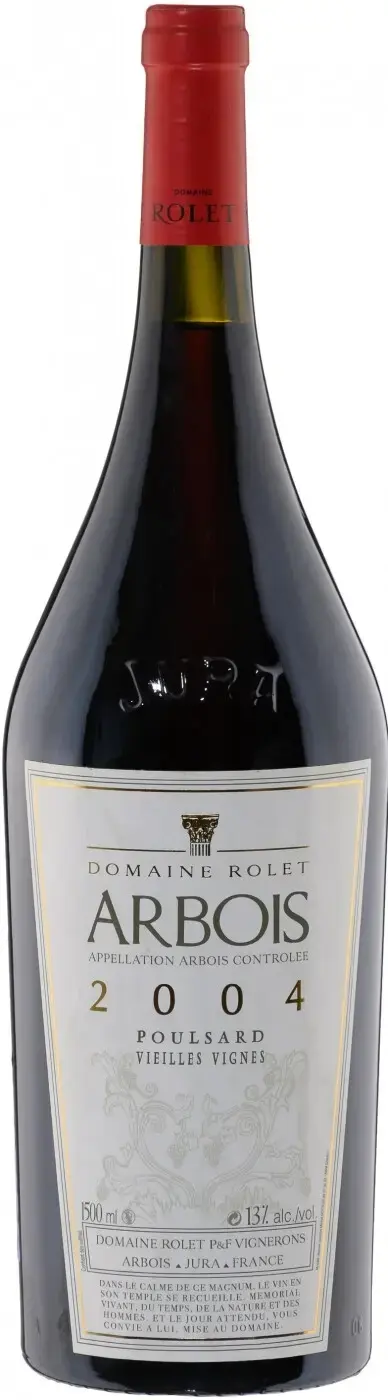 Вино Domaine Rolet Poulsard Vieilles Vignes Arbois AOC, 2004, 1.5 л
