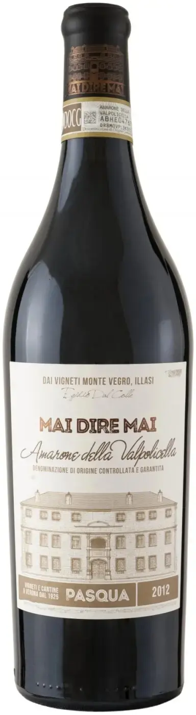 Вино Pasqua Mai Dire Mai Amarone della Valpolicella DOCG, 2012, 0.75 л